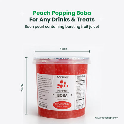 Strawberry Popping Boba | 6.6 LB