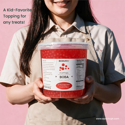 Strawberry Popping Boba | 6.6 LB