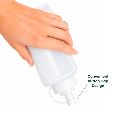 800ml Large Squeeze Bottle Wide Mouth | HDPE Dispensing  Squeeze Bottle for Sauces, Syrups &  Condiments |  1 Unit