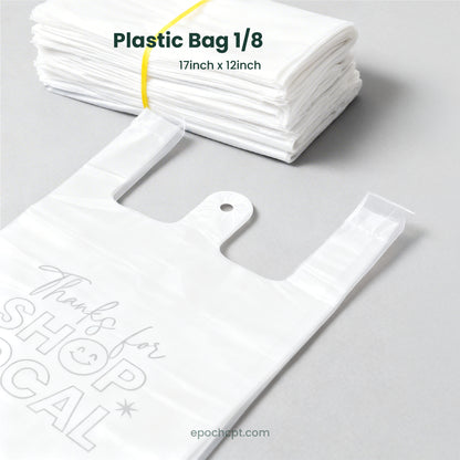 Thank You Plastic Bags Wholesale | Takeout Bags for Restaurants & Retail | 1000 pcs