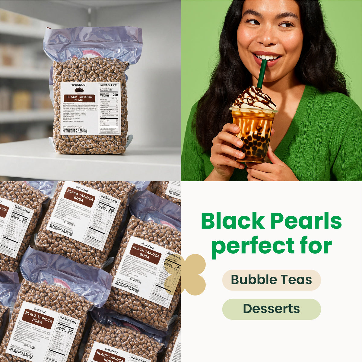 Tapioca Boba Pearls | 2.2 LB