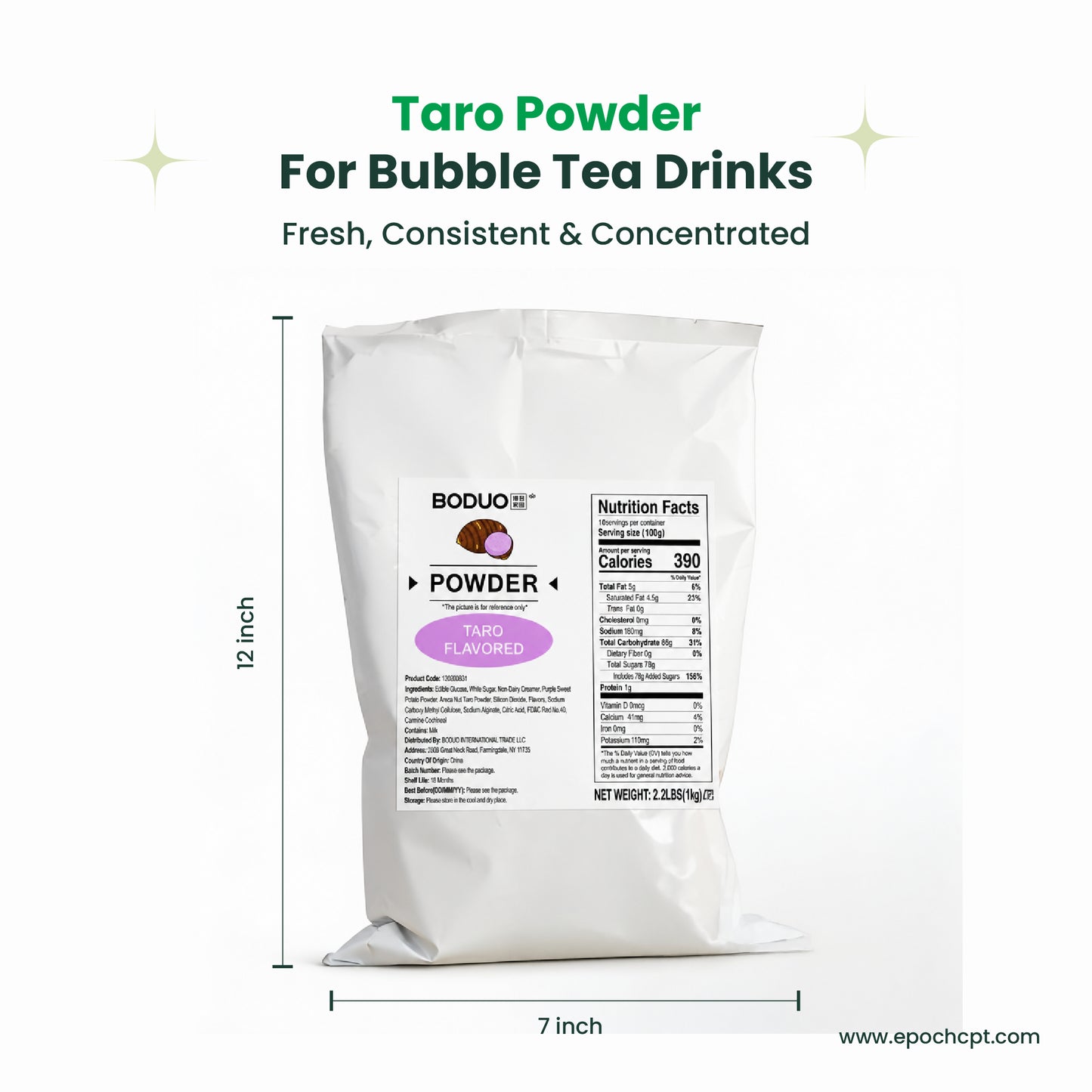 Taro Milk Tea Powder | 2.2 LB