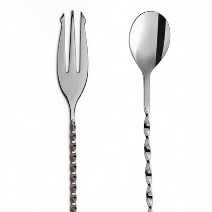 Stainless Steel Trident Bar Spoon 12" | 1 pc